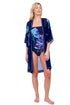 Gottex Water Lily Flutter Sleeve Kimono Swim Cover Up